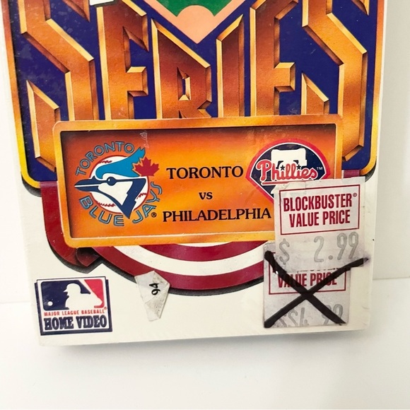 World Series 1993 Toronto Blue Jays Vs Philadelphia Phillies VHS Tape Baseball - Picture 2 of 16